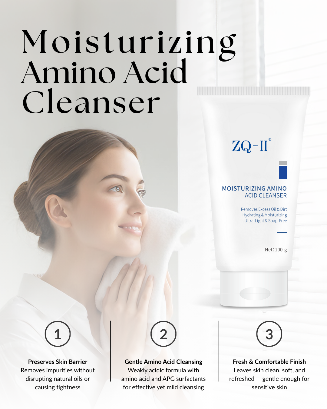 ZQ-II Moisturizing Amino Acid Cleanser