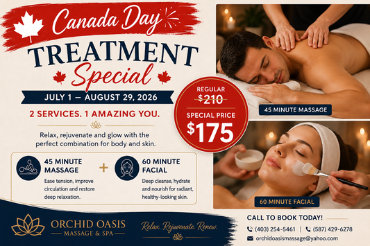 🇨🇦 Canada Day Spa Special – Massage & Facial for Only $175